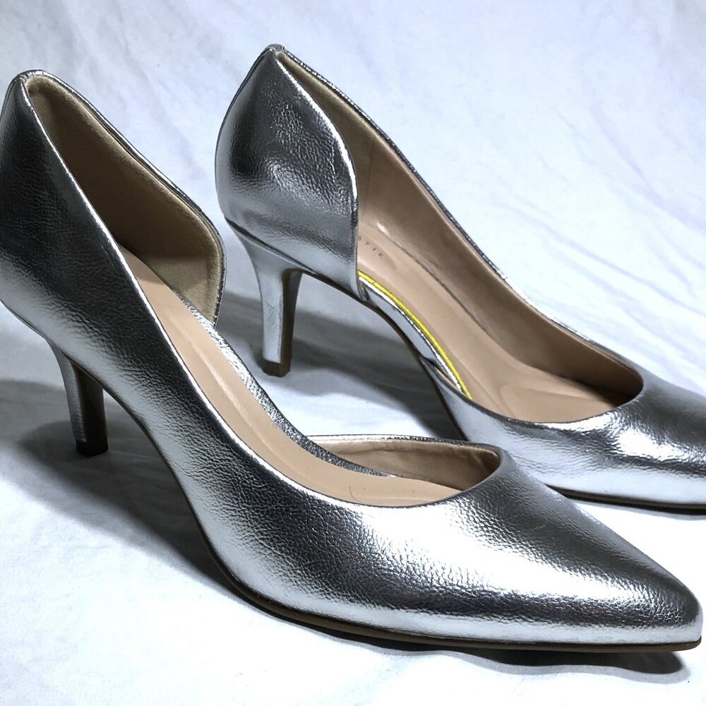 Kelly & Katie Silver Heels Sz 7.5